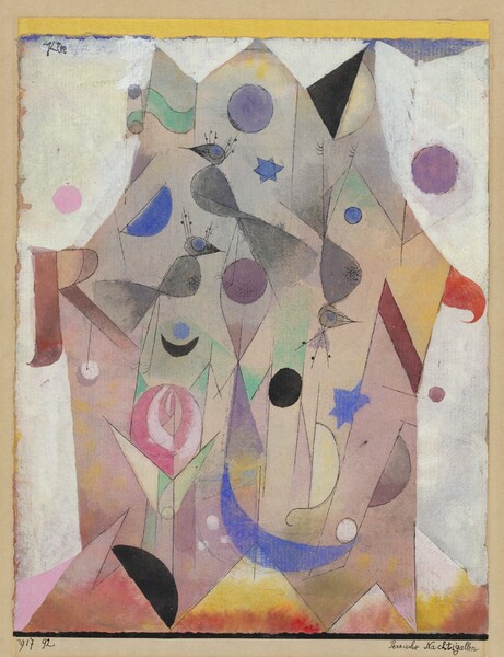 <p>Paul Klee, Persische Nachtigallen (Persian Nightingales), 1917