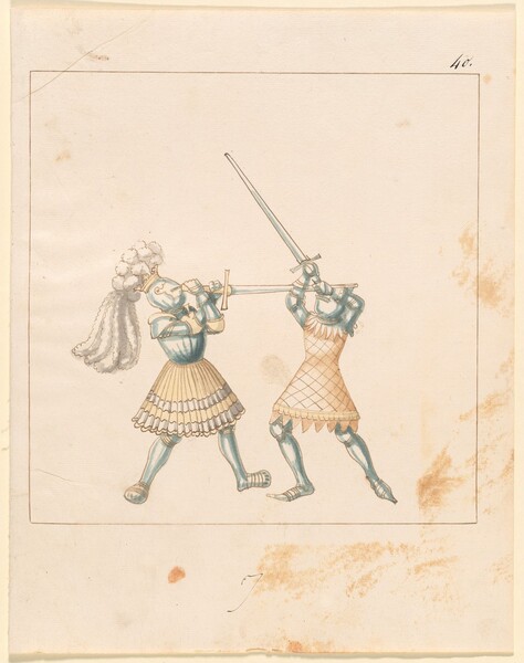 Freydal, The Book of Jousts and Tournament of Emperor Maximilian I: Combats on Foot (Jousts)(Volume III): Plate 157