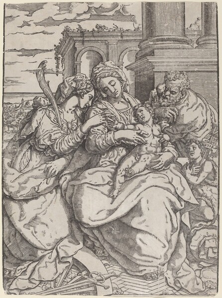 Madonna and Child with Saint Catherine