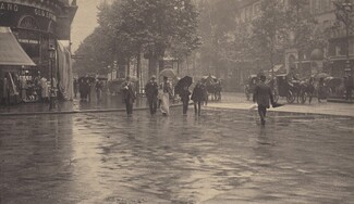 image: A Wet Day on the Boulevard, Paris
