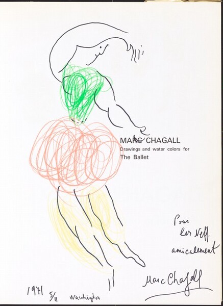 Marc Chagall Homage to Garnier  Goldmark
