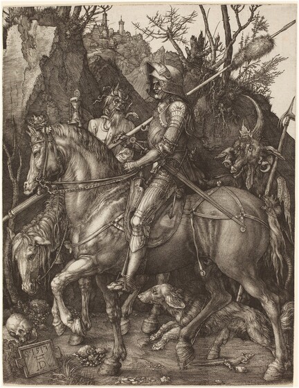 Albrecht Dürer, Knight, Death and Devil, 1513