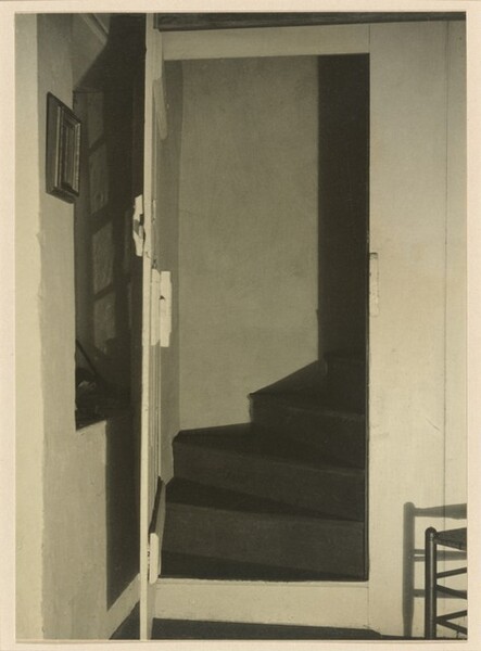 Doylestown House--Stairway with Chair