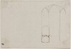 Cross Section of a Gothic Church [verso]