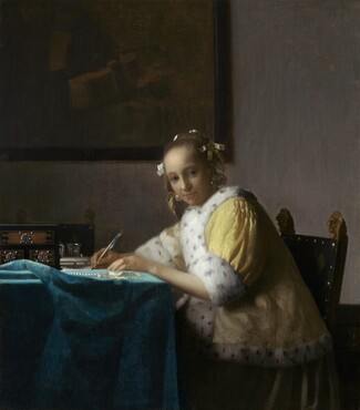 Johannes Vermeer, A Lady Writing, c. 1665