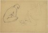 Studies of a Female Nude [recto]