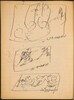 Drei Skizzen mit Bezeichnung (Three Sketches with Inscriptions) [p. 4]