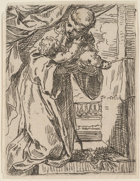 Saint  Anthony of Padua Holding the Christ Child