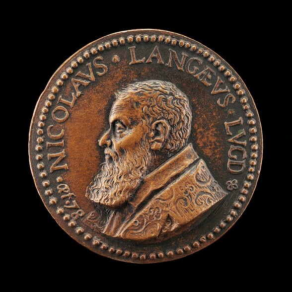 Nicolas de Lange, 1525-1606, Jurisconsult, Antiquarian, and Numismatist [obverse]