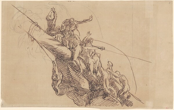 Study for The Defeat of the Floating Batteries at Gibraltar