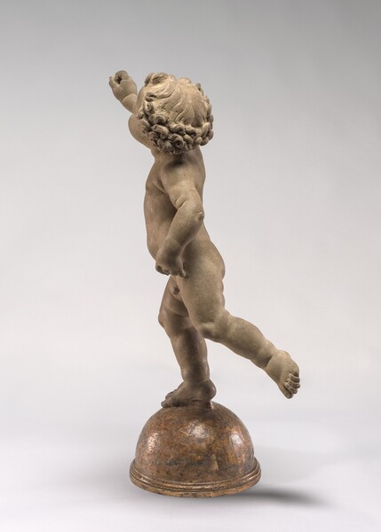 Putto Poised on a Globe
