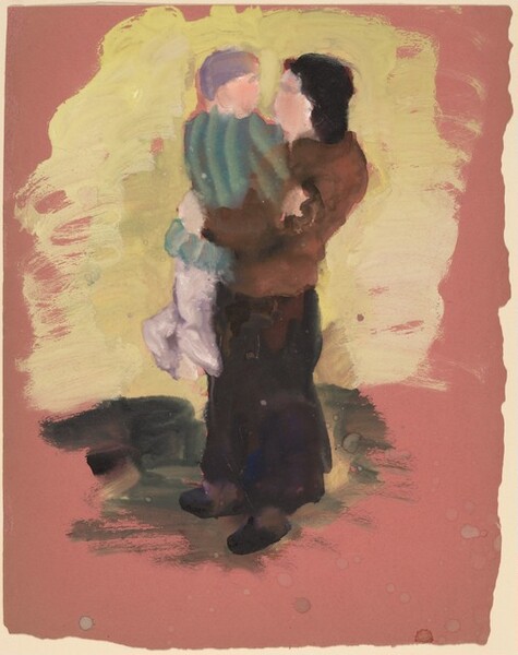 Standing Woman Holding a Child