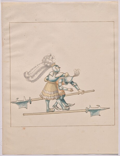 Freydal, The Book of Jousts and Tournament of Emperor Maximilian I: Combats on Foot (Jousts)(Volume III): Plate 137
