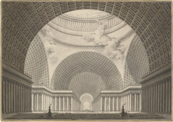 Perspective View of the Interior of a Metropolitan Church