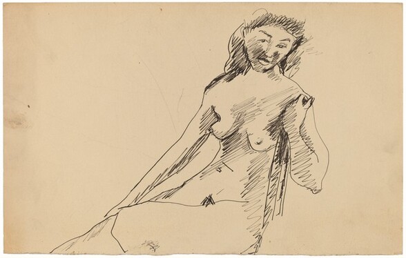 Nude Woman Seated in a Chair