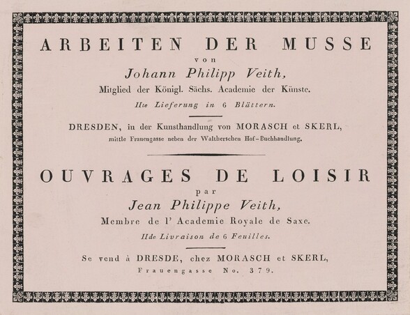 Arbeiten der Musse/Ouvrages de Loisir (Works of Leisure), Part 2