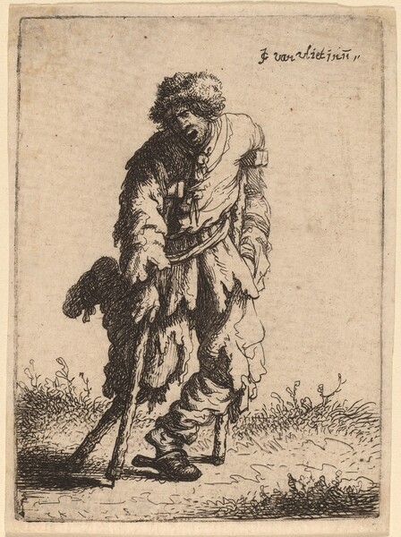 Beggar with a Wooden Leg