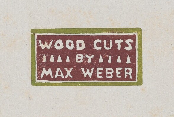 Woodcuts by Max Weber