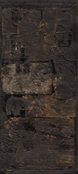 Robert Rauschenberg, Black Painting, 1952