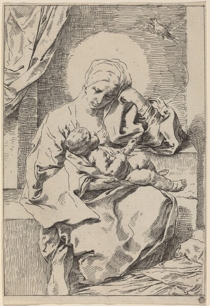 The Virgin and Child with a Bird