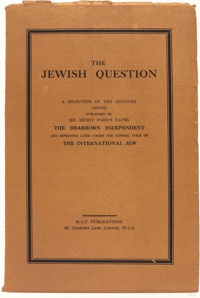 classic essays on the jewish question