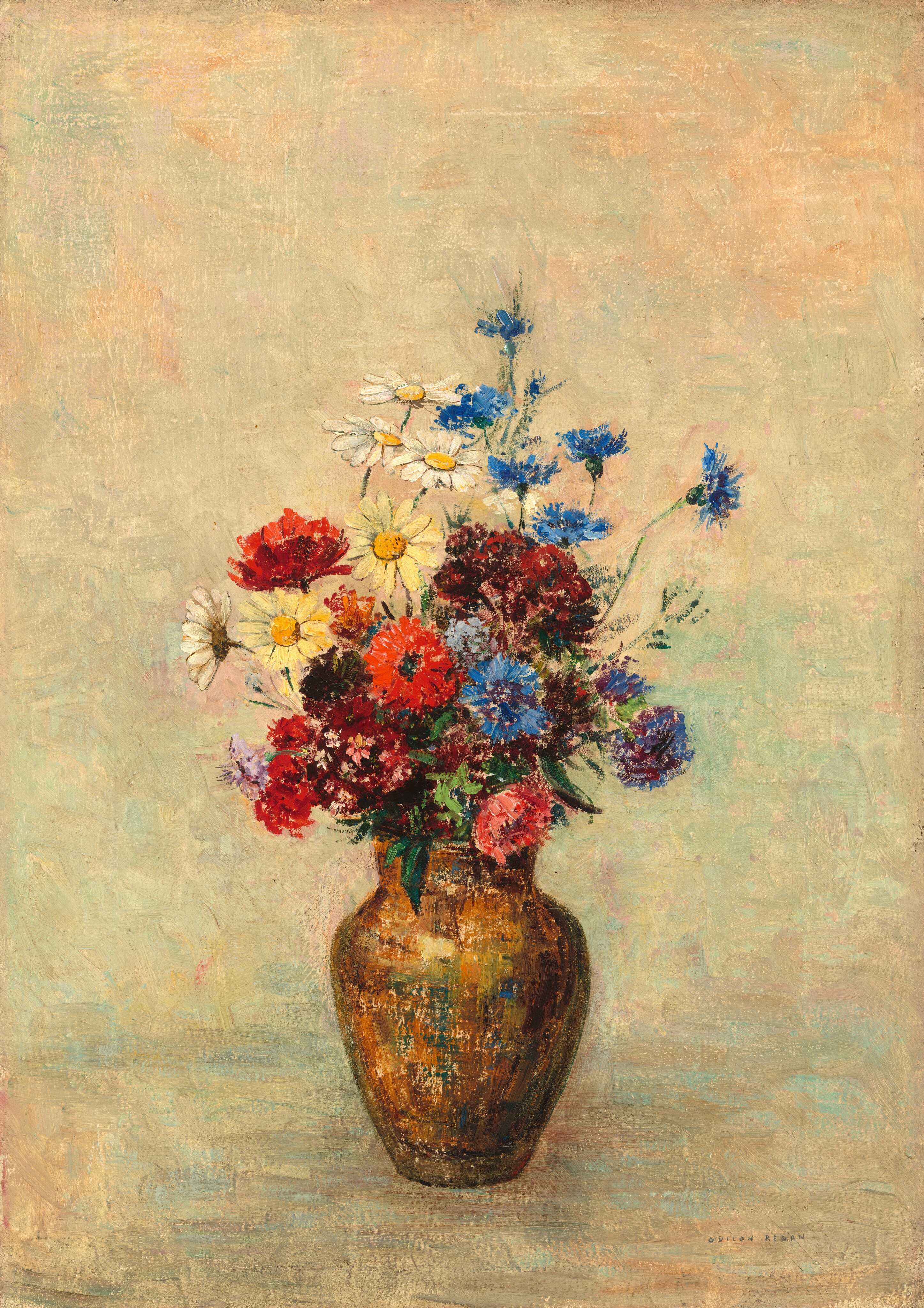 最新情報 Flowers in a Vase 絵画