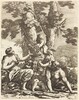 Bacchanal with Seated Bacchante