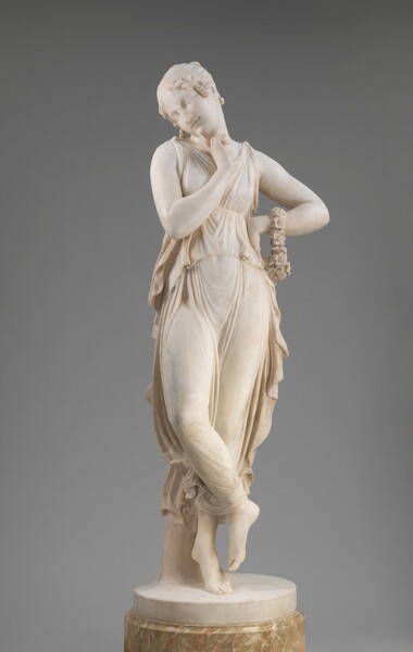 <p>Antonio Canova, Dancer with Finger on Chin, model 1809/1814, carved 1819/1823