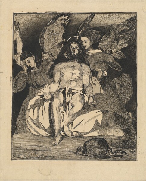 Dead Christ with Angels (Christ aux anges)
