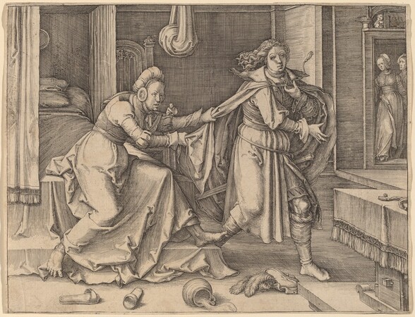 Joseph Escaping Potiphar