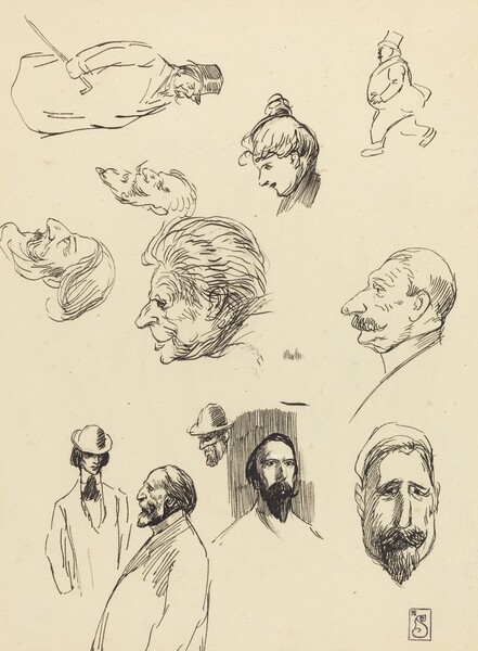 Studies of Figures and Heads