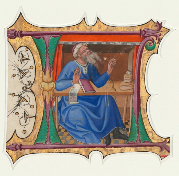 Initial L with Old Testament Prophet