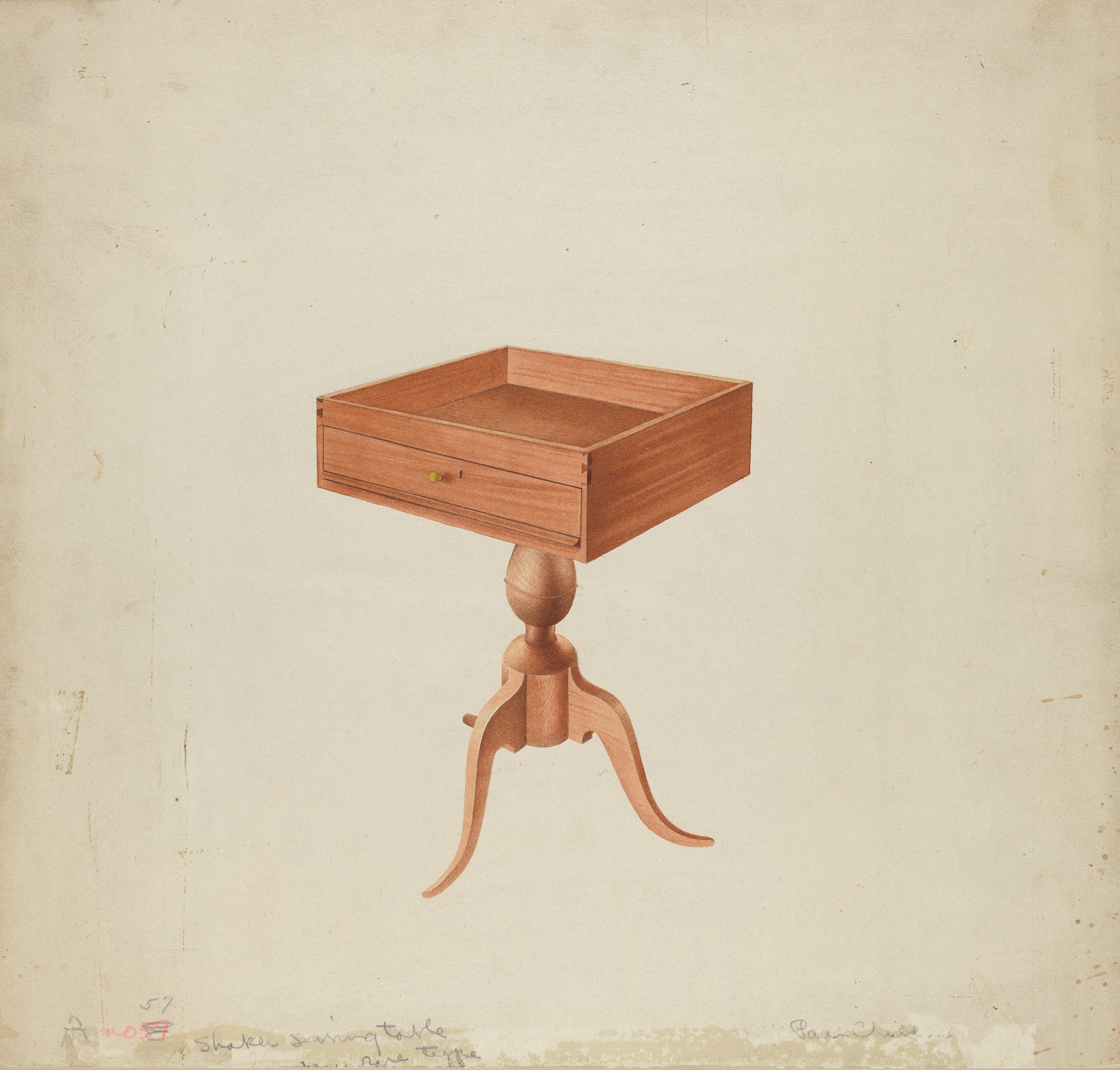 Shaker sales sewing table
