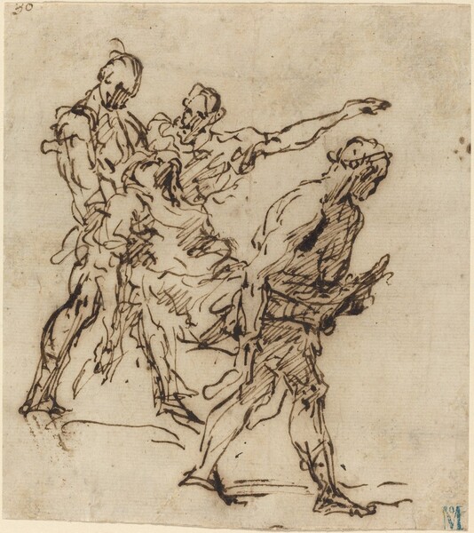 Figures Carrying a Body
