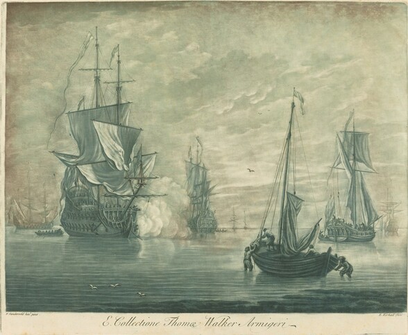 Shipping Scene from the Collection of Thomas Walker