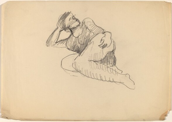 Reclining Figure Looking Right
