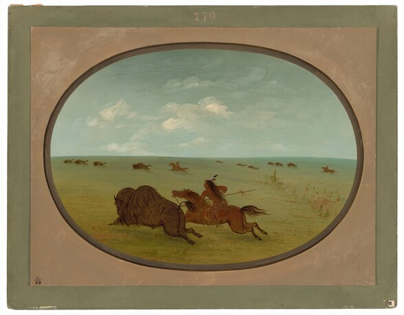 Buffalo Chase, Sioux Indians, Upper Missouri