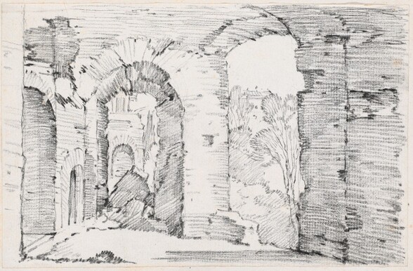 Arched Passageways of a Ruined Building