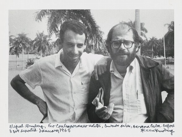 Miguel Grinberg, Eco Contemporáneo editor, Buenos Aires, Havana Cuba before I got deported January 1965    