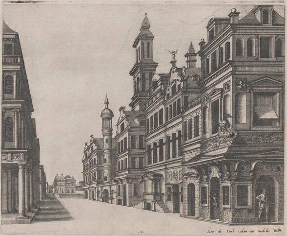 Perspective View of a Street