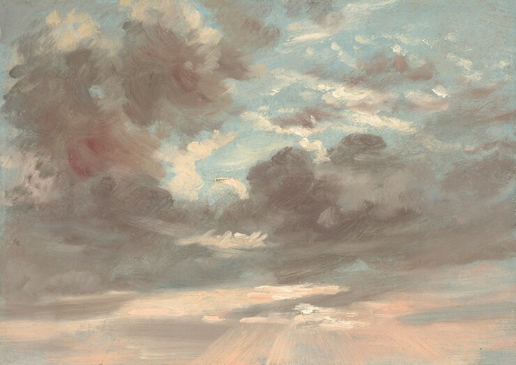 John Constable, Cloud Study: Stormy Sunset, 1821-1822