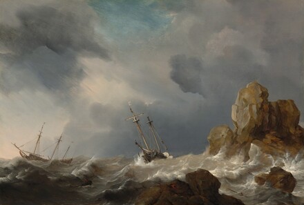 Ships In A Gale