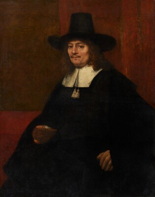 Portrait Of A Man In A Tall Hat