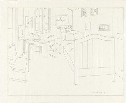 Study For Bedroom At Arles