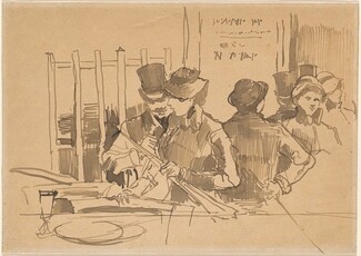 Edouard Manet, The Railway Restaurant, c. 1879