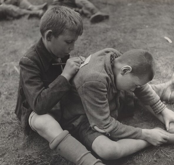 David Seymour (Chim), Elections at Children's Town, Hajduhadhaza, Hungary, 1948