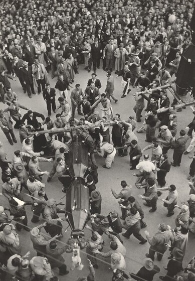 The Great Day of Gubbio, the Festa of the Ceri David Seymour (Chim), The Great Day of Gubbio, the Festa of the Ceri, c. 1951