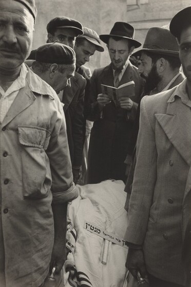Funeral on Israeli Border David Seymour (Chim), Funeral on Israeli Border, 1953