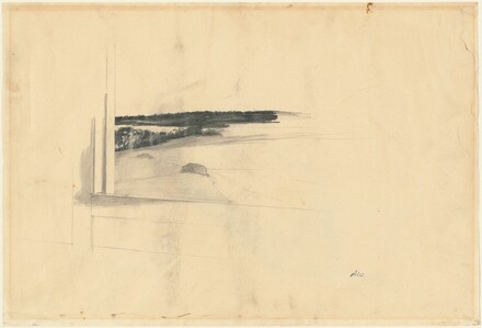 Study For Wind From The Sea Recto