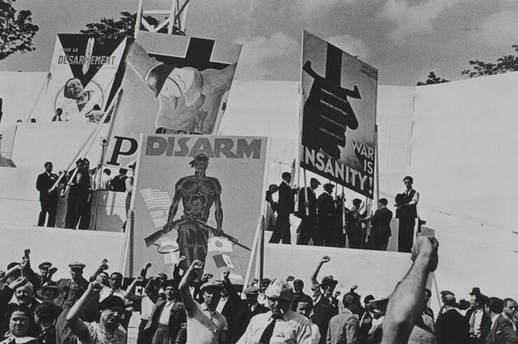 Anti-War Rally, Saint-Cloud David Seymour (Chim), Anti-War Rally, Saint-Cloud, 1936, printed 1982